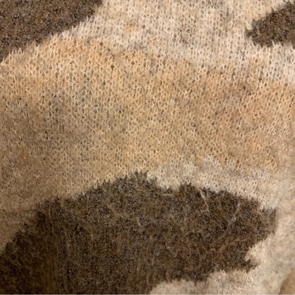 Anthropologie sweater camo brown size medium - Picture 9 of 9